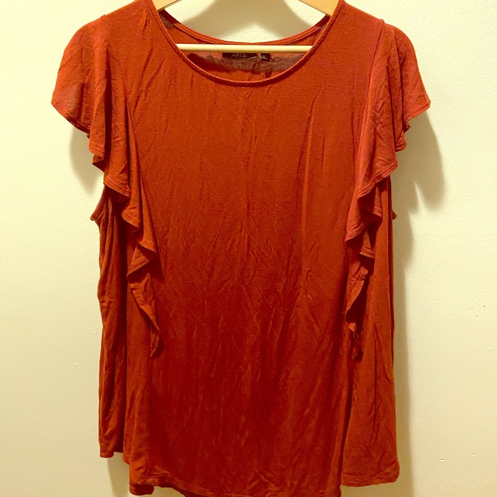 NWOT - Apt. 9 Stylish Ruffle Work Top!